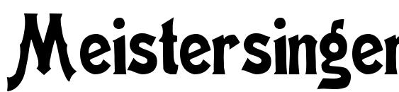 шрифт Meistersinger, бесплатный шрифт Meistersinger, предварительный просмотр шрифта Meistersinger