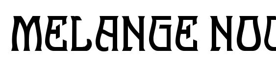 шрифт Melange Nouveau Normal, бесплатный шрифт Melange Nouveau Normal, предварительный просмотр шрифта Melange Nouveau Normal