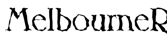 MelbourneRandom Regular font, free MelbourneRandom Regular font, preview MelbourneRandom Regular font