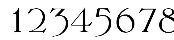 MelbourneSerial Light Regular Font, Number Fonts