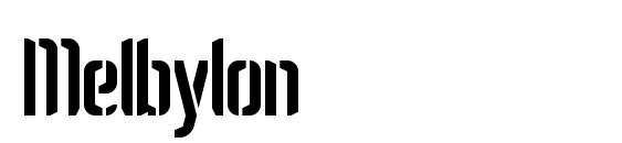 шрифт Melbylon, бесплатный шрифт Melbylon, предварительный просмотр шрифта Melbylon