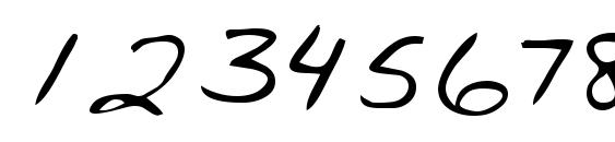 Melora Regular Font, Number Fonts