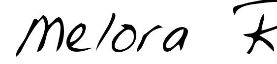 шрифт Melora Regular, бесплатный шрифт Melora Regular, предварительный просмотр шрифта Melora Regular