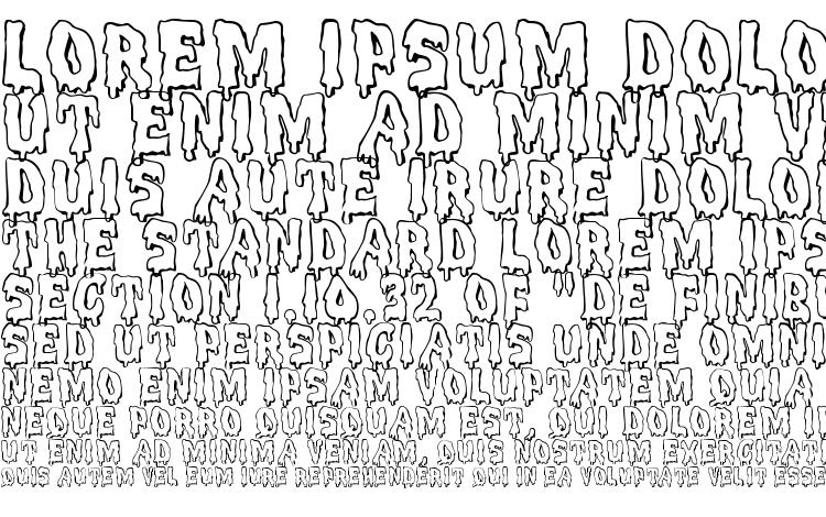 specimens Meltdown MF font, sample Meltdown MF font, an example of writing Meltdown MF font, review Meltdown MF font, preview Meltdown MF font, Meltdown MF font