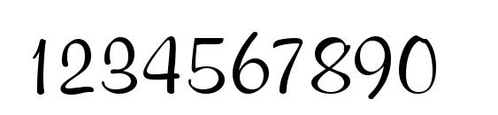 Melville Regular Font, Number Fonts