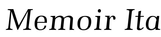Memoir Italic font, free Memoir Italic font, preview Memoir Italic font