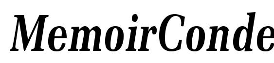 MemoirCondensed Bold Italic Font