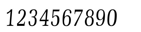 MemoirCondensed Italic Font, Number Fonts