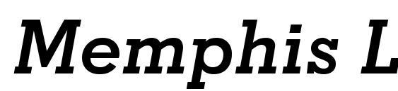 Memphis LT Bold Italic Font