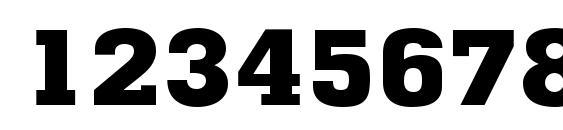 Memphis LT Extra Bold Font, Number Fonts