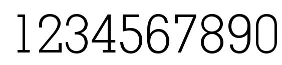 Memphis LT Light Font, Number Fonts