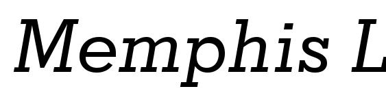 Memphis LT Medium Italic Font