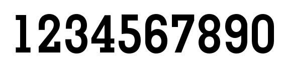 MemphisLTStd Bold Font, Number Fonts