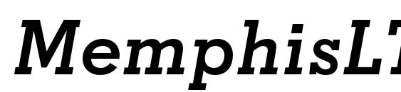 MemphisLTStd BoldItalic font, free MemphisLTStd BoldItalic font, preview MemphisLTStd BoldItalic font