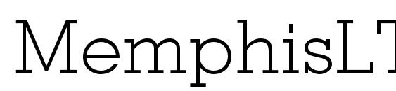 MemphisLTStd Light Font