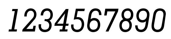 MemphisLTStd MediumItalic Font, Number Fonts