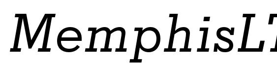 MemphisLTStd MediumItalic Font