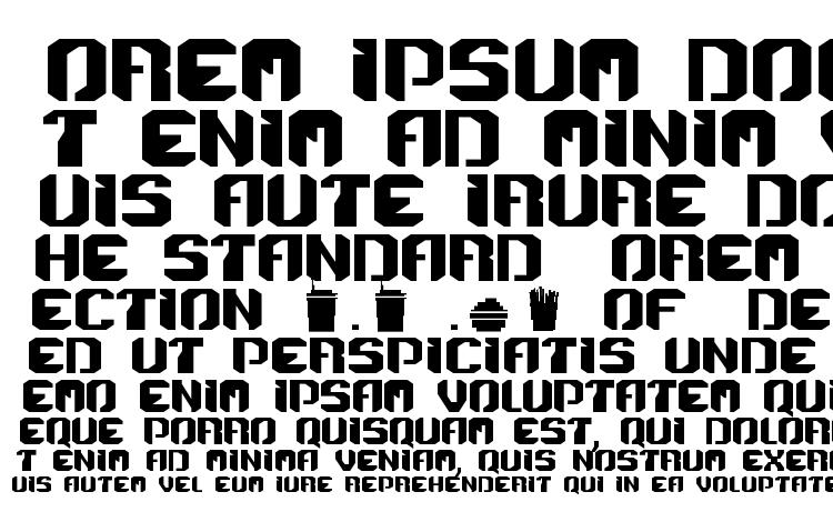 specimens Menace font, sample Menace font, an example of writing Menace font, review Menace font, preview Menace font, Menace font