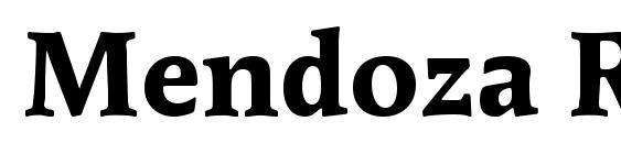 Mendoza Roman OS ITC TT Bold Font