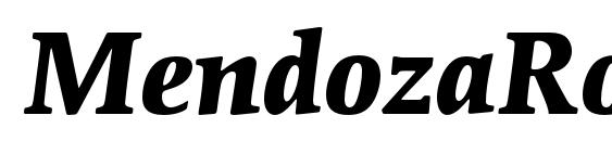 MendozaRomanStd BoldItalic font, free MendozaRomanStd BoldItalic font, preview MendozaRomanStd BoldItalic font