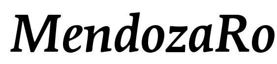 MendozaRomanStd MediumIt font, free MendozaRomanStd MediumIt font, preview MendozaRomanStd MediumIt font
