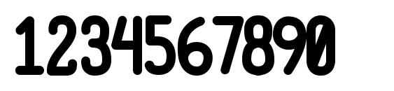 Mensch Bold Font, Number Fonts