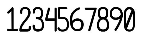 Mensch Regular Font, Number Fonts