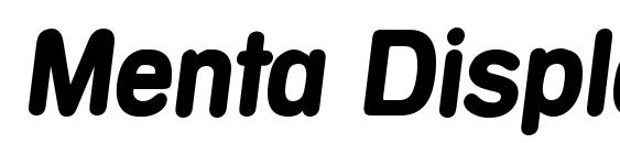 Menta Display SSi Italic font, free Menta Display SSi Italic font, preview Menta Display SSi Italic font