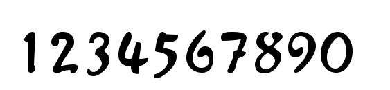 Menthol Regular Font, Number Fonts