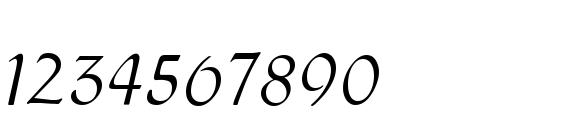 Menuet script Font, Number Fonts