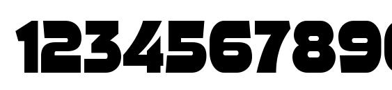 Meposa Regular Font, Number Fonts