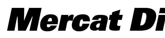 Mercat Display SSi Italic Font