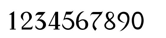 Merced Font, Number Fonts