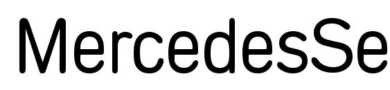 MercedesSerial Light Regular Font