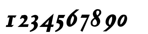 Mercurius MF Font, Number Fonts