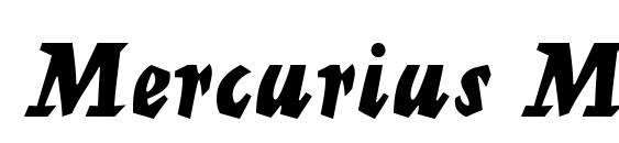 Mercurius MF font, free Mercurius MF font, preview Mercurius MF font
