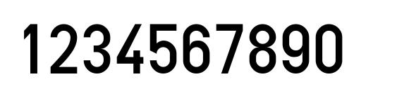 Meridiana regular Font, Number Fonts