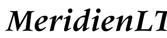 MeridienLTStd BoldItalic font, free MeridienLTStd BoldItalic font, preview MeridienLTStd BoldItalic font