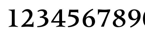 MeridienLTStd Medium Font, Number Fonts