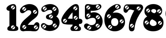 Merkin skroo Font, Number Fonts