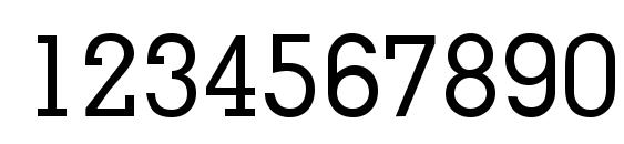 Mesa Regular Font, Number Fonts