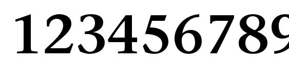 Mesouran Serif SSi Semi Bold Font, Number Fonts