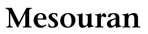Шрифт Mesouran Serif SSi Semi Bold