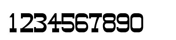 Mesquito SF Bold Font, Number Fonts