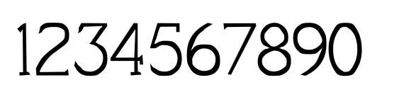 Mestral Font, Number Fonts