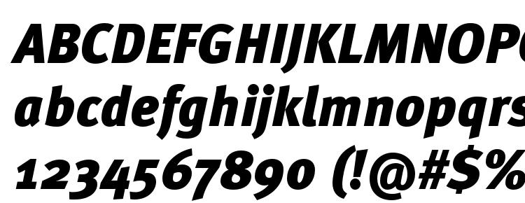 глифы шрифта Metablackc italic, символы шрифта Metablackc italic, символьная карта шрифта Metablackc italic, предварительный просмотр шрифта Metablackc italic, алфавит шрифта Metablackc italic, шрифт Metablackc italic