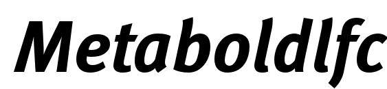 Metaboldlfc italic Font