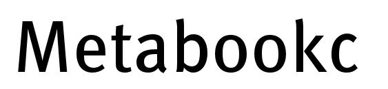 Шрифт Metabookc