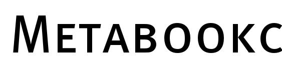 Metabookcapsc Font