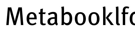 Metabooklfc Font